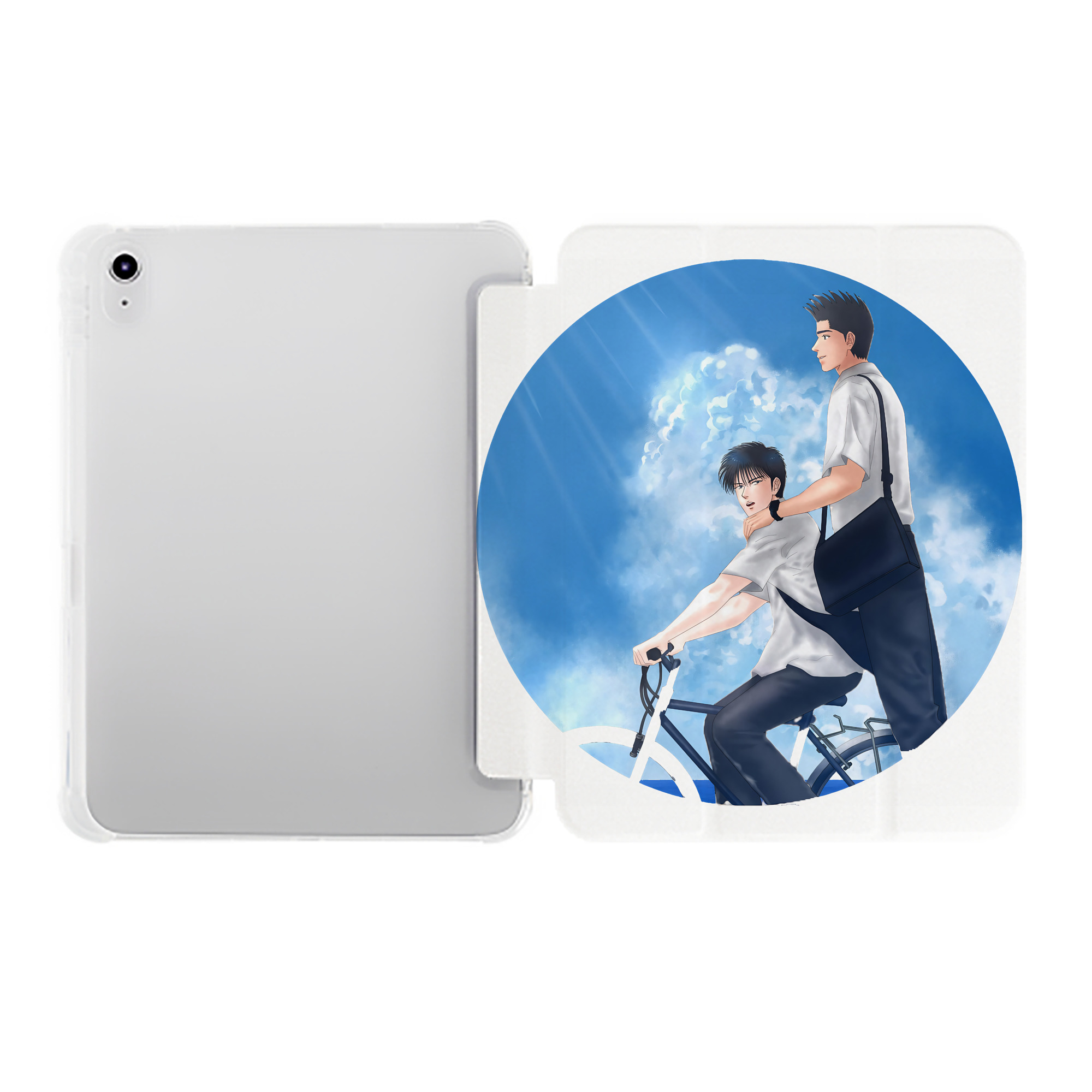 （画像用） SLAM DUNK／スラムダンク IPad ケース ペン収納付き 三つ折りスタンド PUレザー×シリコン 対応機種9.5/10.5/10.9インチ